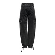 Zwarte Dames Jeans Only , Black , Dames