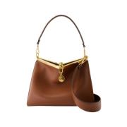 Bruine Leren Hobo Tas Etro , Brown , Dames