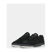 Jet Black Suede Sneakers Filling Pieces , Black , Heren