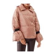 Roze Zand Synthetische Puffer Jas Liu Jo , Pink , Dames