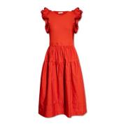 Francine gerimpelde jurk Ulla Johnson , Red , Dames