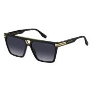 Sofisticated en Retro Zonnebrillencollectie Marc Jacobs , Black , Here...