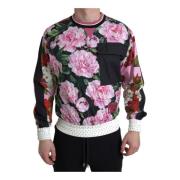 Bloemenprint Crewneck Sweater Dolce & Gabbana , Multicolor , Heren