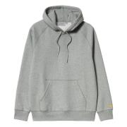 Stijlvol Hooded Chase Sweatshirt Carhartt Wip , Gray , Heren