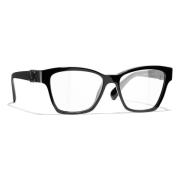 Zwarte Optische Frame Stijlvol Must-Have Chanel , Black , Dames