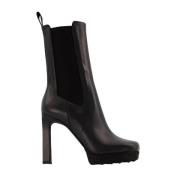 Leather boots Off White , Black , Dames