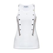 Tanktop met logo The Attico , White , Dames