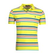 Geel Gestreept Polo Shirt Ralph Lauren , Yellow , Heren