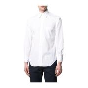 Witte Button-Down Zakoverhemd Thom Browne , White , Heren