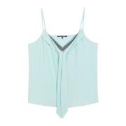 Camisole Top van Zijde-Mix met Fonkelende Strassstenen Luisa Cerano , ...