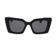 Stijlvolle vierkante zonnebril voor vrouwen Burberry , Black , Dames