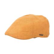 Linnen Herringbone Cap met UV-bescherming Stetson , Orange , Heren