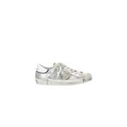 Zilveren Lage Sneakers met Asymmetrische Band Philippe Model , Gray , ...