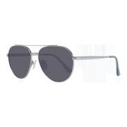 Grijze Aviator Zonnebril met Gradiënt Lenzen Guess , Gray , Dames