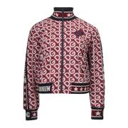 Logo Rits Sweatshirt Dolce & Gabbana , Red , Dames