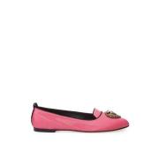 Roze Satijnen Jewel Ballerina Ballerina Dolce & Gabbana , Pink , Dames