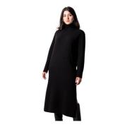 Sastera Rolli Zwarte Gebreide Jurk Drykorn , Black , Dames