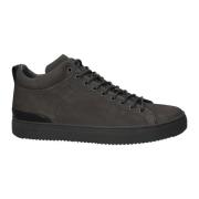 Handgemaakte Mid-Top Sneaker - Minimalistische Stijl Blackstone , Gray...
