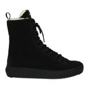 Liuna - Black - Sneaker (high) Blackstone , Black , Dames