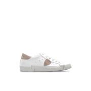 Witte lage top sneakers met vrouwelijke details Philippe Model , White...