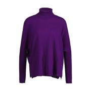 Coltrui - Stijlvol en Comfortabel Absolut Cashmere , Purple , Dames