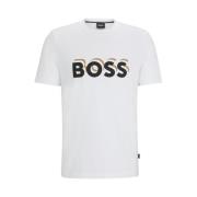 Stijlvolle Regular Fit T-Shirt Boss , White , Heren