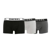 Heren Katoenen Boxershorts Tri-Pack Diesel , Black , Heren