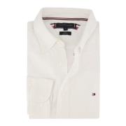 Casual wit overhemd Tommy Hilfiger , White , Heren