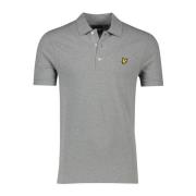 Grijze poloshirt met korte mouwen Lyle & Scott , Gray , Heren