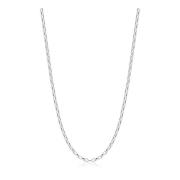 Sterling Silver Thin Cable Chain Nialaya , Gray , Heren