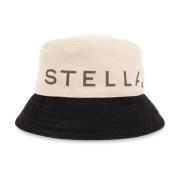 Bucket hoed met logo Stella McCartney , Beige , Dames