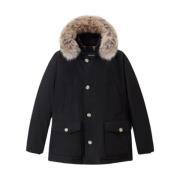 Arctic Anorak in zwart Ramar Cloth Woolrich , Black , Heren