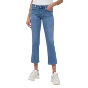 Bootcut Jeans met Logo Detail Liu Jo , Blue , Dames