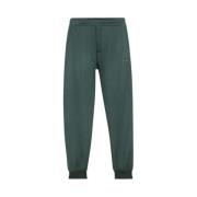 Donkergroene joggingbroek van wol jersey Lanvin , Green , Heren