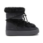 Faux Fur Sneeuwlaarzen Moon Boot , Black , Dames