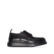 Zwarte platte schoenen met 3,5 cm hak Alexander McQueen , Black , Here...