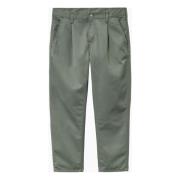 Abbot Pant - Smoke Green Rinse Carhartt Wip , Green , Heren