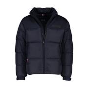 Donkerblauwe Winterjas Tommy Hilfiger , Blue , Heren