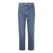 Logan Stovepipe Blue Bell Jeans 7 For All Mankind , Blue , Dames