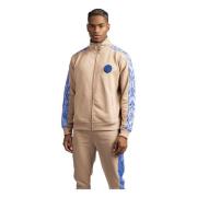 Beige Trainingspak Heren met Klassieke Kraag Carlo Colucci , Blue , He...