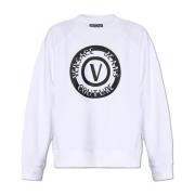 Oversized sweatshirt Versace Jeans Couture , White , Heren