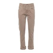 Opgerolde manchetten regular fit jeans Brunello Cucinelli , Brown , Da...