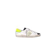 Witte lage top sneakers met asymmetrische band Philippe Model , White ...