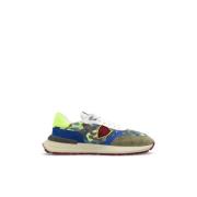 Neon Border Sneakers Philippe Model , Green , Heren