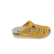 Hedina Dames Geperforeerde Sandaal Mephisto , Yellow , Dames