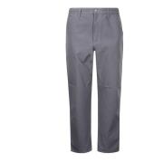 Broek met Enkele Knie Carhartt Wip , Gray , Heren