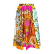 Zijden rok Moschino , Multicolor , Dames