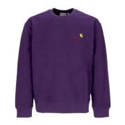 Script Sweatshirt in Cassis Carhartt Wip , Purple , Heren