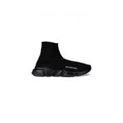 Speed 2 Zwarte Sneakers Balenciaga , Black , Dames