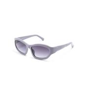 Paarse SUN Zonnebril Linda Farrow , Purple , Unisex